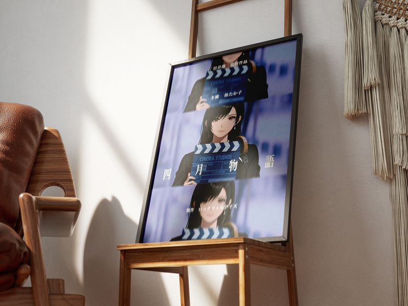 【海外代購】千鳥社 《四月物語 蒂法》 最終幻想7蒂法洛克哈特Tifa岩井俊二四月物語午睡毯地毯裝飾畫 午睡毯 地毯 