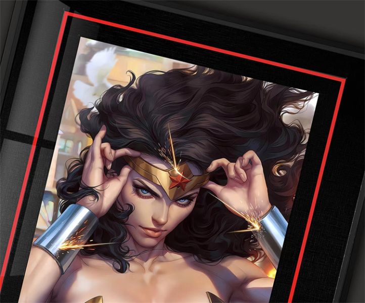 【海外代購】千鳥社 神奇女俠 DC 正義聯盟 老劉 Artgerm 裝飾畫 01 