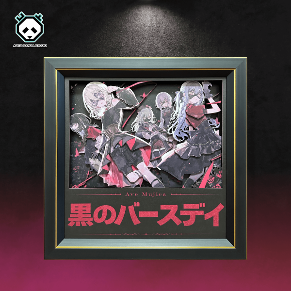 【海外代購 】凹凸panda AOTUPANDA BanG Dream! Ave Mujica 頌樂人偶 祥子 海鈴 初華 若麥 睦 3D手工紙藝立體畫 