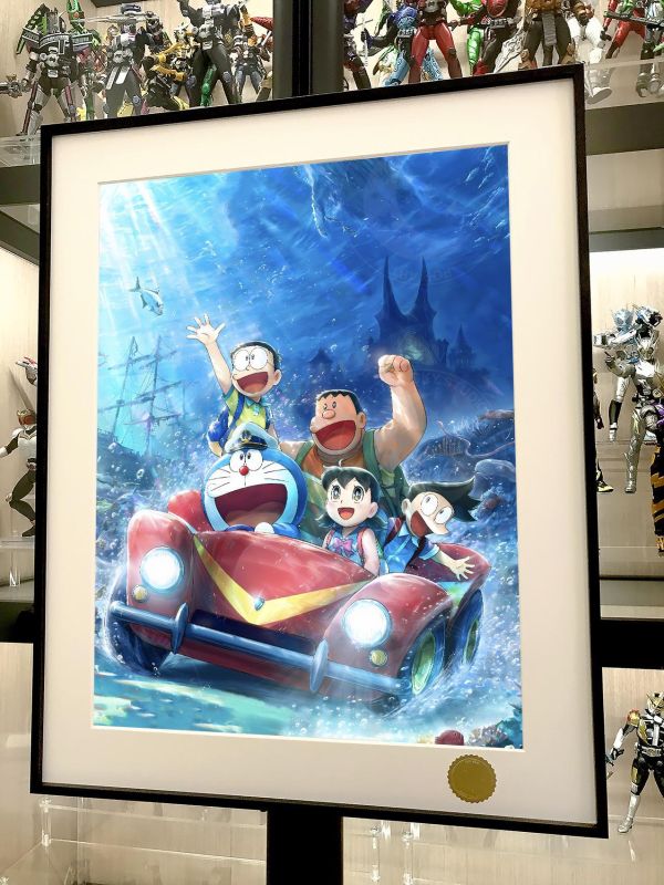 【海外代購】星空 《哆啦水世界》哆啦A夢大雄靜香Doraemon機器貓小叮噹動畫裝飾畫 