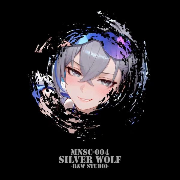 【R18-海外代購】黑白畫映 B&W Mini Prism Card 迷你鐳射卡磚 Silver Wolf 銀狼 MNSC-004A/MNSC-004B/MNSC-004C 