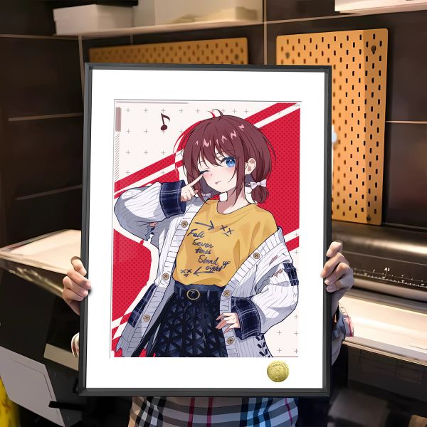 【海外代購】皇呱 《主唱井芹仁菜》少女樂團的吶喊樂團無刺有刺的主唱井芹仁菜週邊裝飾畫 午睡毯  地毯 