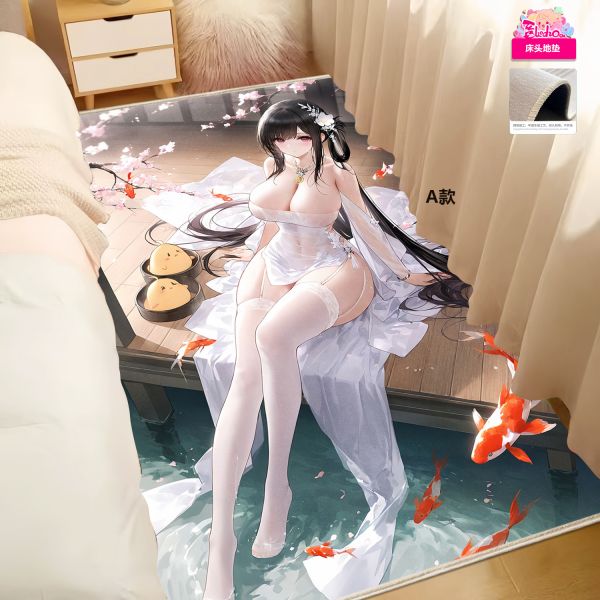 【海外代購】阿喵畫社 櫻落古韻 海天與鎮海組合 8k超大高清裝飾畫 午睡毛毯 書桌掛毯 床頭地墊 