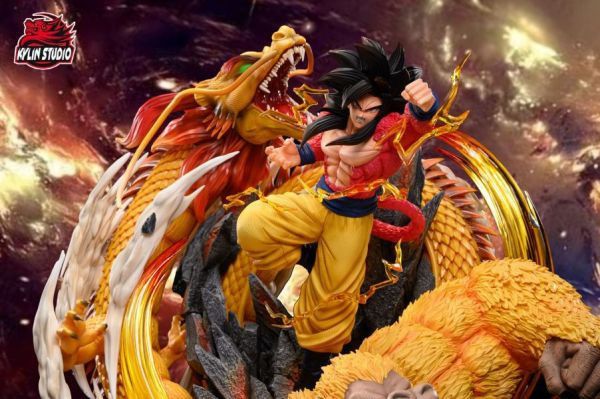 【海外代購】kylin 龍珠經典人物系列005 超四龍拳悟空 