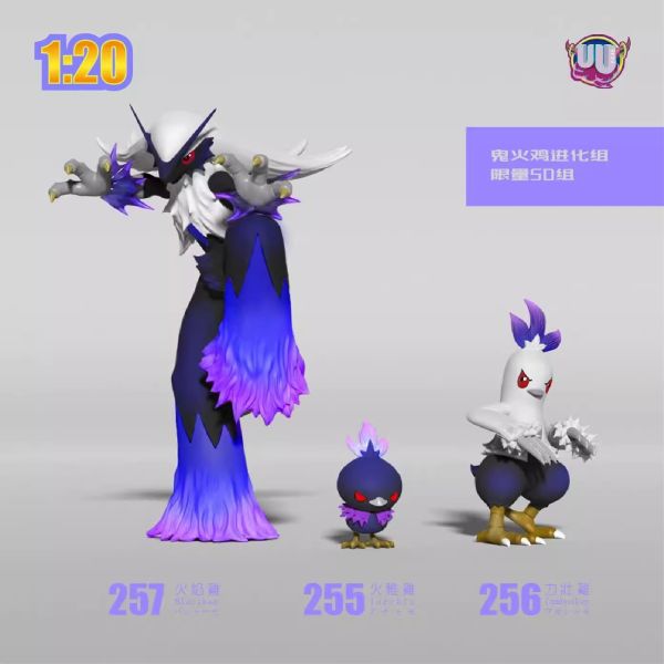 【預定】UU 1/20火焰雞組 mega火焰雞 