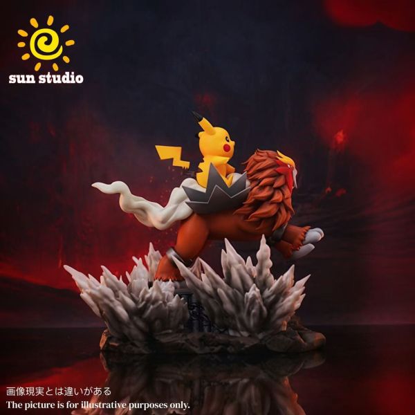 【預定】SUN 搖搖馬系列 炎帝皮卡丘搖搖馬 