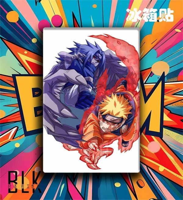 【海外代購】巴洛克 《鳴人vs佐助》火影忍者Naruto裝飾畫 