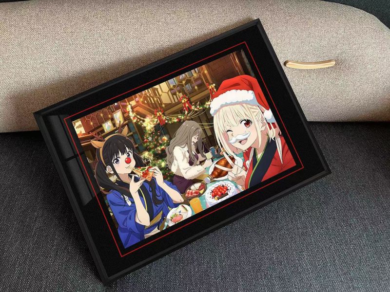 【海外代購】千鳥社 莉可麗絲聖誕錦木千束井上瀧奈裝飾畫 