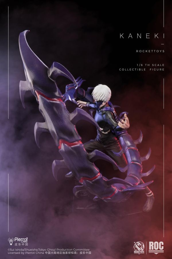 【預定】ROCKETTOYS 皮樂中國正版授權KANEKI 金木 1/6可動人偶 