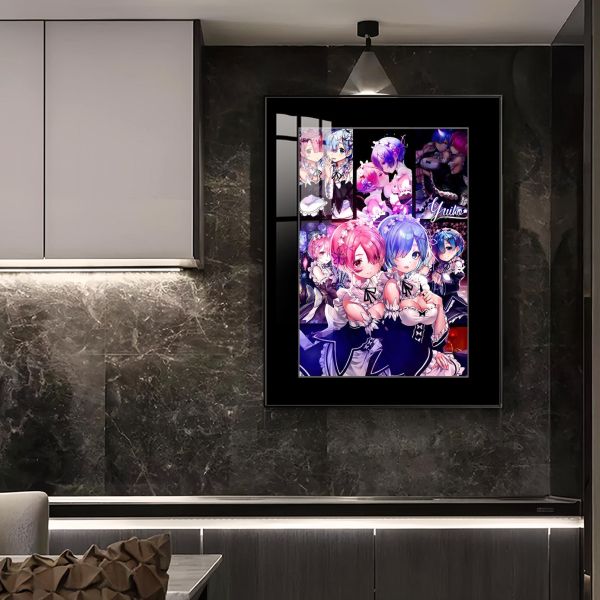 【海外代購】橘子 JUZI 蕾姆拉姆切片海報 