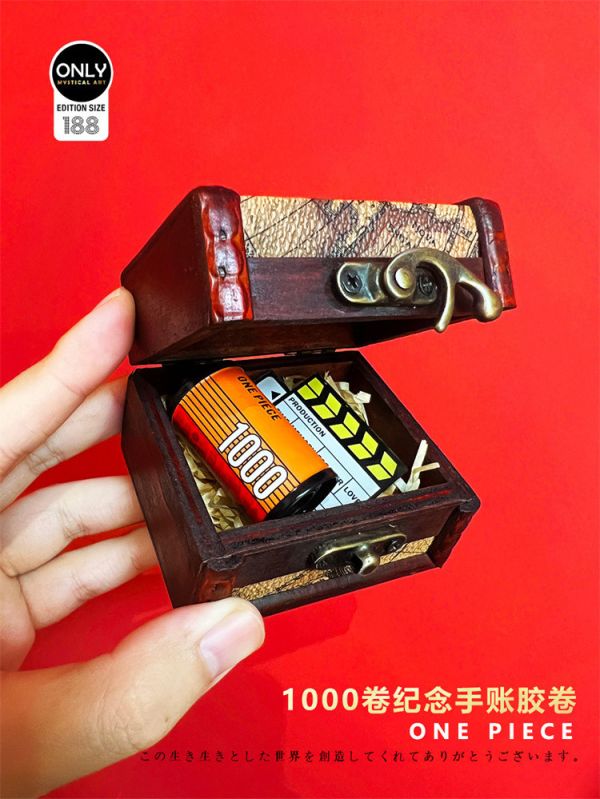 【海外代購】神秘畫廊 1000話到達紀念！ ONE PIECE 1000卷紀念手賬菲林紀念膠卷 