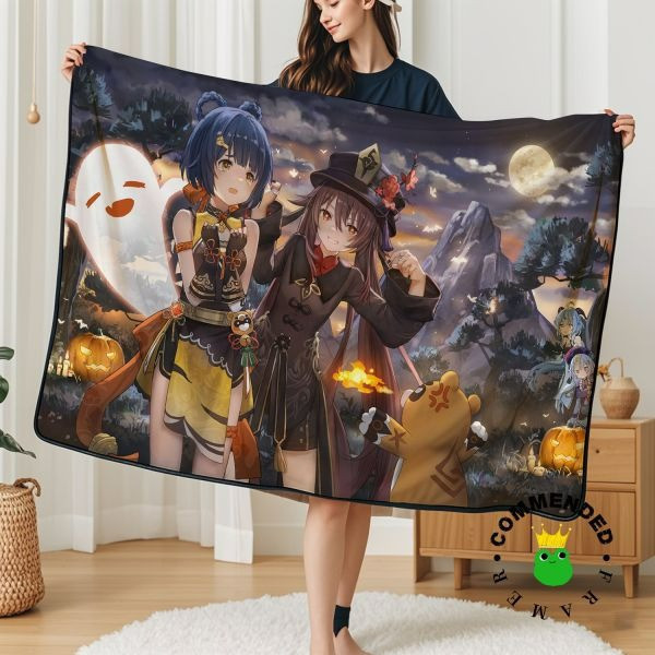 【海外代購】皇呱 《萬聖節搗蛋胡桃》原神嚇哭香菱裝飾畫