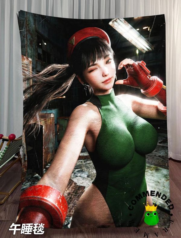 【海外代購】皇呱 《地下拳手伊芙》劍星裝飾畫 午睡毯 地毯 