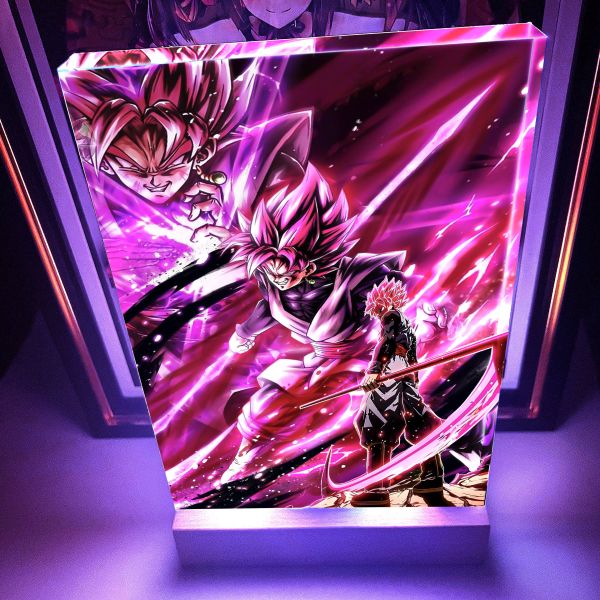 【海外代購】阿喵畫社 23cm大龍珠特效發光手辦架展示磚合輯 