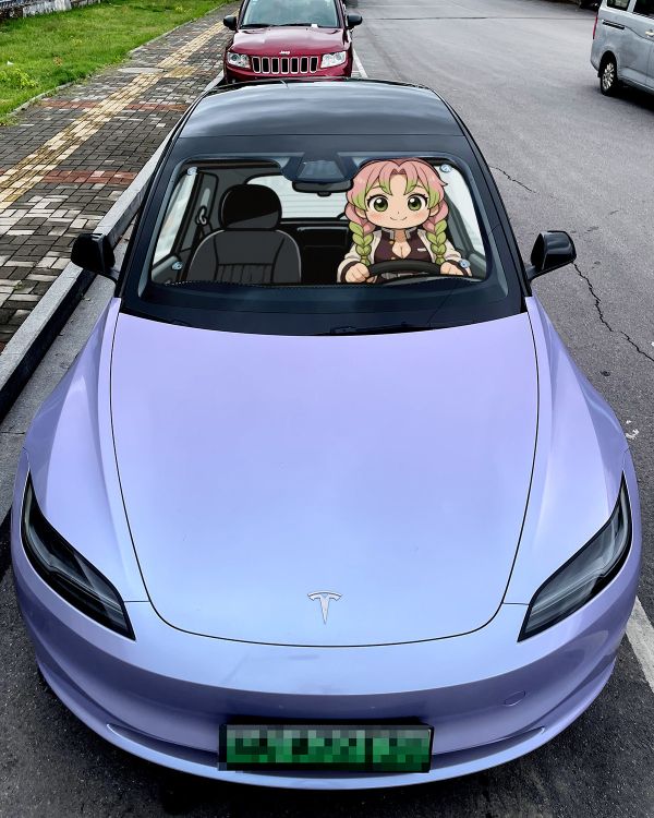【海外代購】千鳥社 《汽車前擋遮陽－甘露寺蜜璃》夏季汽車遮陽防曬前擋開車二次元鬼滅之刃甘露寺蜜璃戀柱 