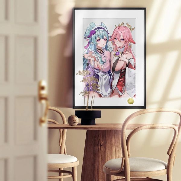 【海外代購】皇呱《瑞希神子傲人身材》原神夢見月瑞希裝飾畫 午睡毯 地毯 