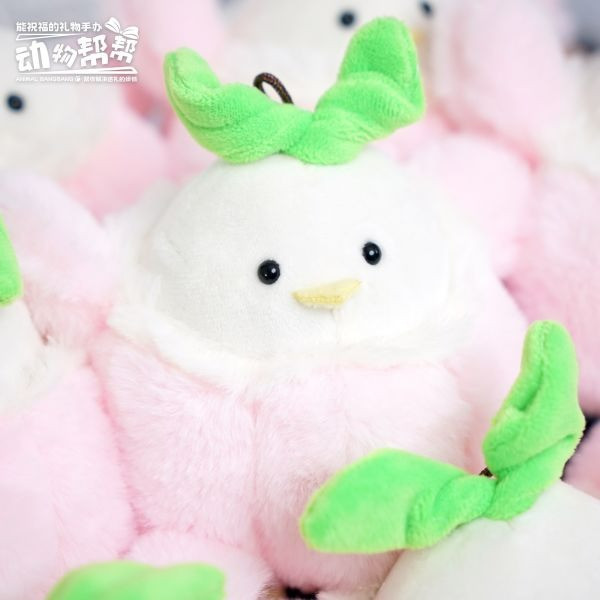 【海外代購】傑刻動漫×動物幫幫農場 蒜鳥大小毛絨 可發聲小毛絨蒜鳥 