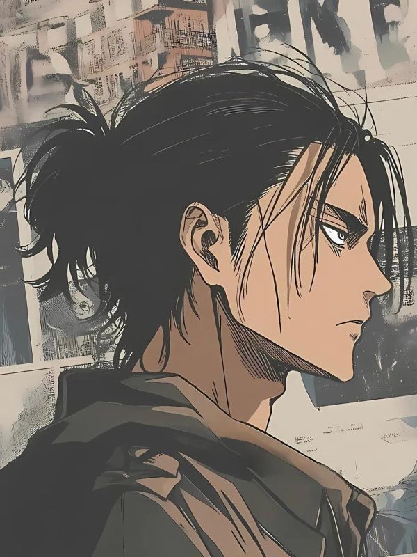 【海外代購】星空 《港風艾倫》裝飾畫 進擊的巨人 