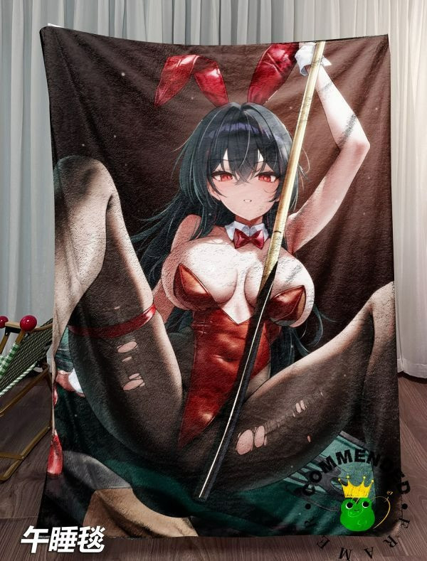 【海外代購】皇呱 《大鳳台球兔女郎 第二彈》碧藍航線艦娘鷯裝飾畫 午睡毯 地毯 