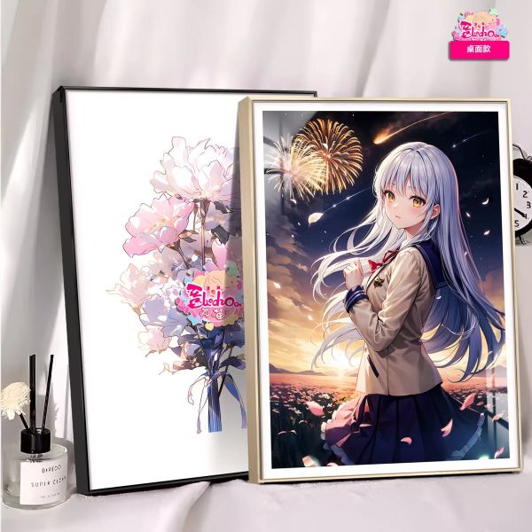 【海外代購】阿喵畫社 Angel Beats 煙火 立華奏 8k超大高清裝飾畫 