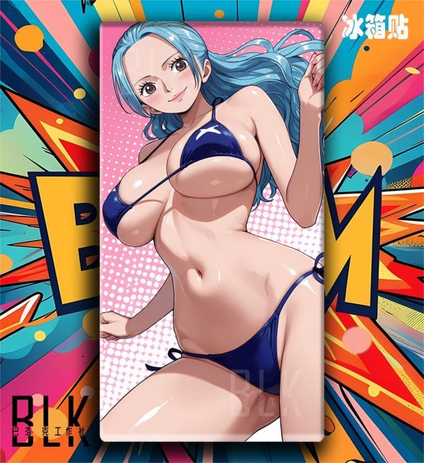 【海外代購】巴洛克 《泳裝薇薇》海賊王onepiece路飛娜美索隆山治羅賓裝飾畫冰箱貼 