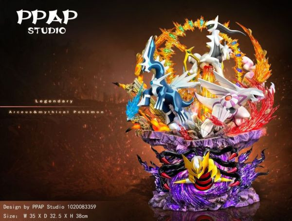 【海外代購】PPAP寶可夢神獸第四彈 珍珠鑽石四神獸 