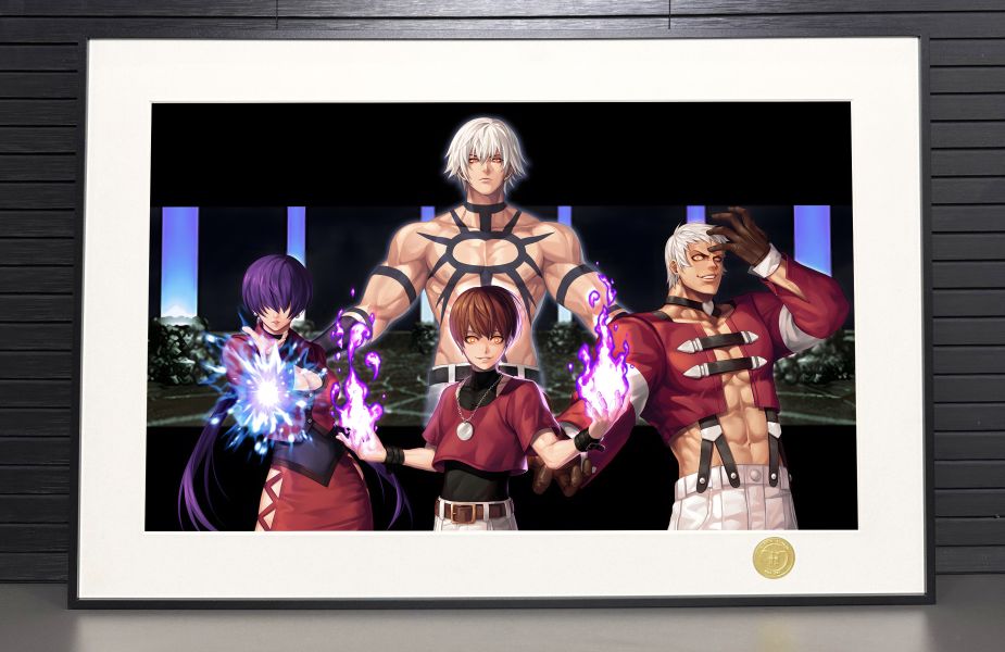 【海外代購】H2 《拳皇97boss隊》大蛇克里斯夏爾美七枷社KOF97裝飾畫 