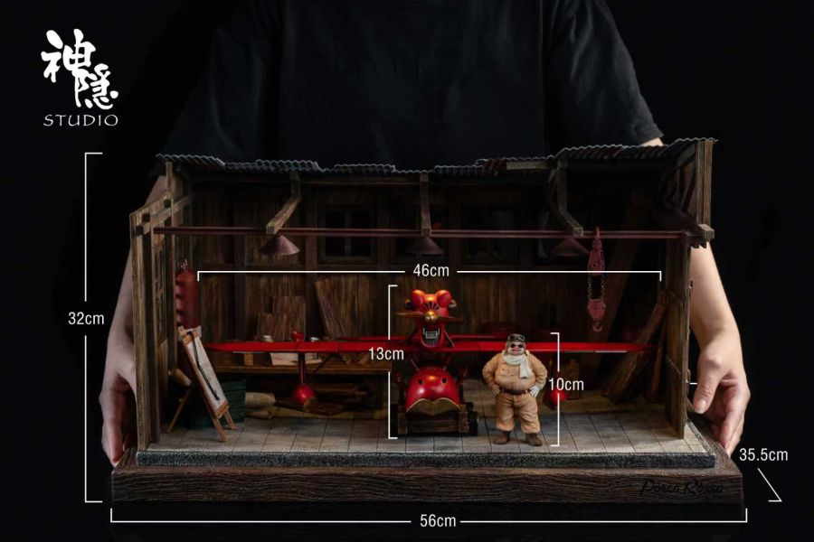 【預定】神隱 剪影瞬間系列 紅豬王牌飛行員波魯克 