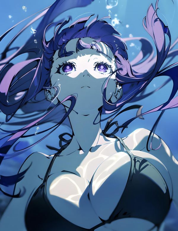 【海外代購】H2 《水中菲倫》葬送的芙莉蓮Fern動漫二次元裝飾畫 