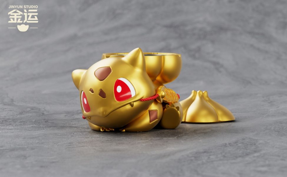 【預定】金運 超大妙蛙種子煙灰缸擺飾 