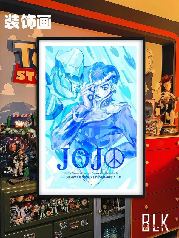 【海外代購】巴洛克 《不滅鑽石》JOJO的奇妙冒險裝飾畫冰箱貼 