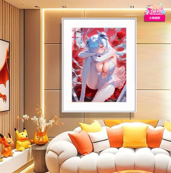 【海外代購】阿喵畫社 勝利女神 灰姑娘 展館級8k超清精裱畫 滑鼠墊 床頭地墊 