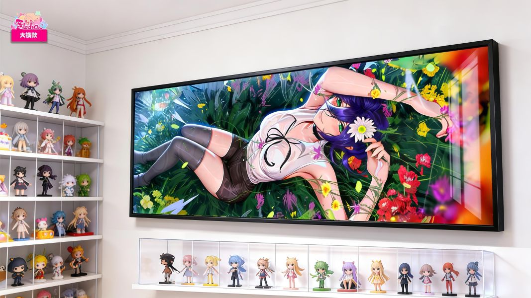 【海外代購】阿喵畫社 花海雛菊蕾塞大橫款8k主題高清裝飾畫 滑鼠墊 