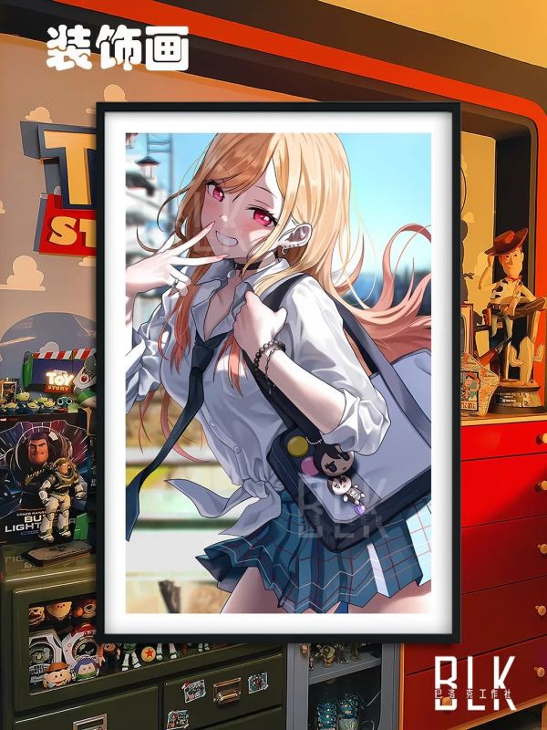 【海外代購】巴洛克 《校服喜多川》海夢更衣人偶墜入愛河裝飾畫冰箱貼 