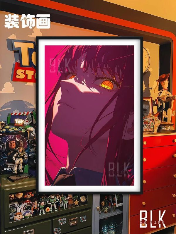 【海外代購】巴洛克 《支配瑪奇瑪》鏈鋸人Makima蕾塞篇裝飾畫冰箱貼 