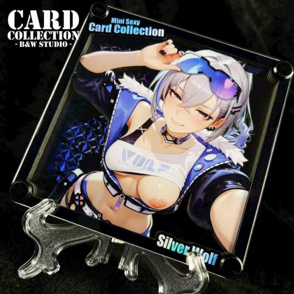 【R18-海外代購】黑白畫映 B&W Mini Prism Card 迷你鐳射卡磚 Silver Wolf 銀狼 MNSC-004A/MNSC-004B/MNSC-004C 