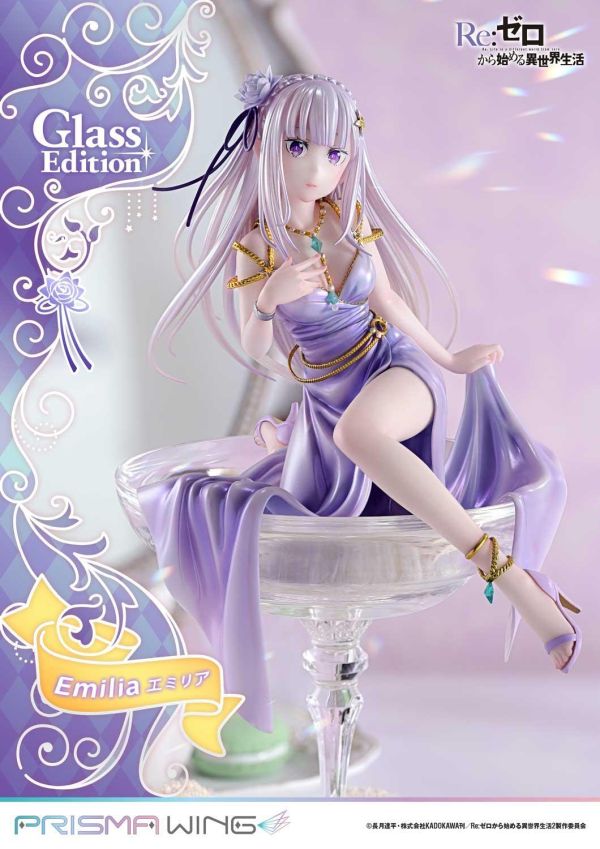 【預定】Prime 1 P1S PRISMA WING PW Re：從零開始的異世界生活 愛蜜莉雅 玻璃杯款PWRZR-04 