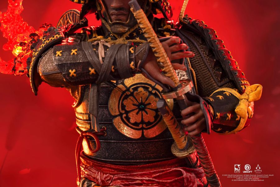 【海外代購】PureArts ASSASSIN'S CREED SHADOWS ANIMUS YASUKE 1/8 SCALE STATUE《刺客教條：影》彌助&奈緒江 1/8 PVC發光 