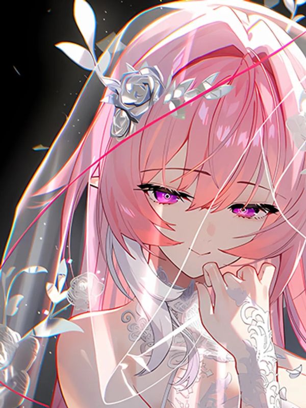 【海外代購】巴洛克 《昔漣》崩壞：星穹鐵道Cyrene裝飾畫冰箱貼 