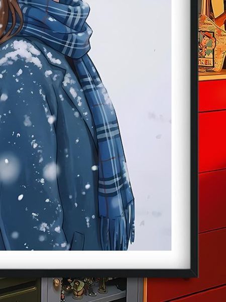 【海外代購】巴洛克 《冬日明日香》Asuka新世紀福音戰士綾波麗初號機動漫裝飾冰箱貼 