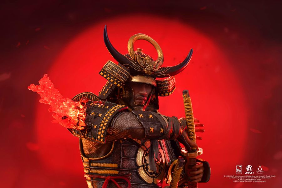 【海外代購】PureArts ASSASSIN'S CREED SHADOWS ANIMUS YASUKE 1/8 SCALE STATUE《刺客教條：影》彌助&奈緒江 1/8 PVC發光 