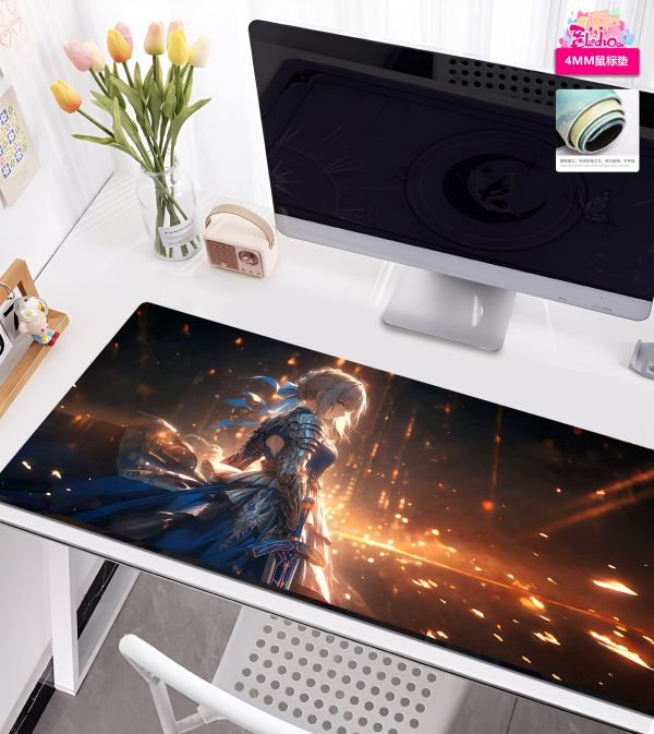 【海外代購】阿喵畫社《Fate》背水一戰系列 斬星 吾王saber 8k超大高清裝飾畫 