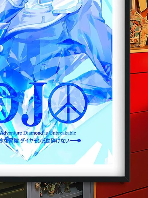 【海外代購】巴洛克 《不滅鑽石》JOJO的奇妙冒險裝飾畫冰箱貼 
