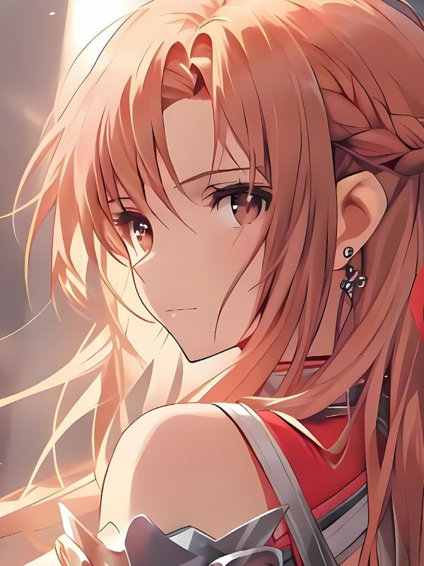 【海外代購】星空 《亞絲娜》結城明日奈刀劍神域蒂塔妮亞動畫裝飾畫 
