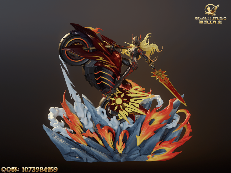 【預定】海鷗 SEAGULL 原神場景雕像第一彈 — 火神瑪薇卡 