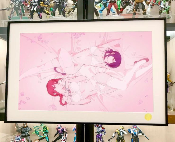 【海外代購】星空 《粉色的選擇》電鋸人蕾塞瑪奇瑪裝飾畫 