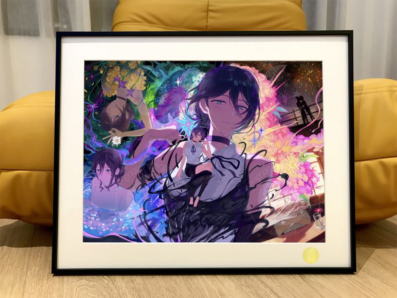 【海外代購】星空 《蕾塞大合集》電鋸人reze鏈鋸人蕾塞篇Chainsaw Man電次瑪奇瑪帕瓦動畫裝飾畫