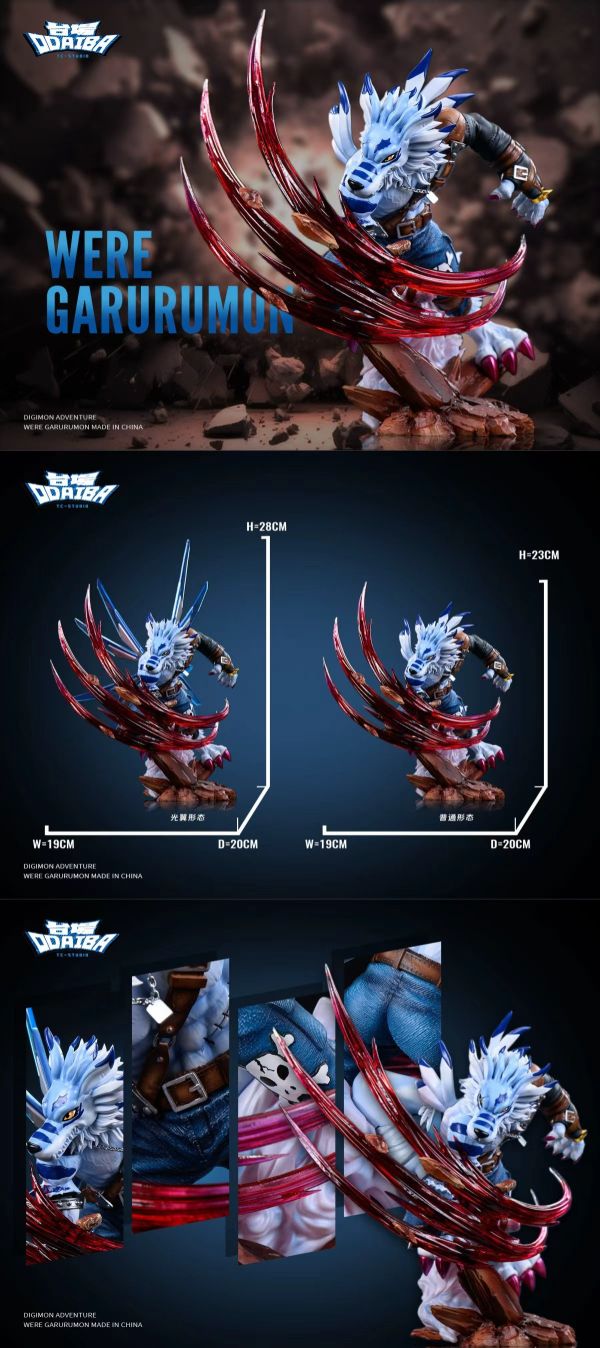 【預留請洽客服】台場 數碼寶貝完全體輕雕系列《半獸人加魯魯：凱撒銳爪》 