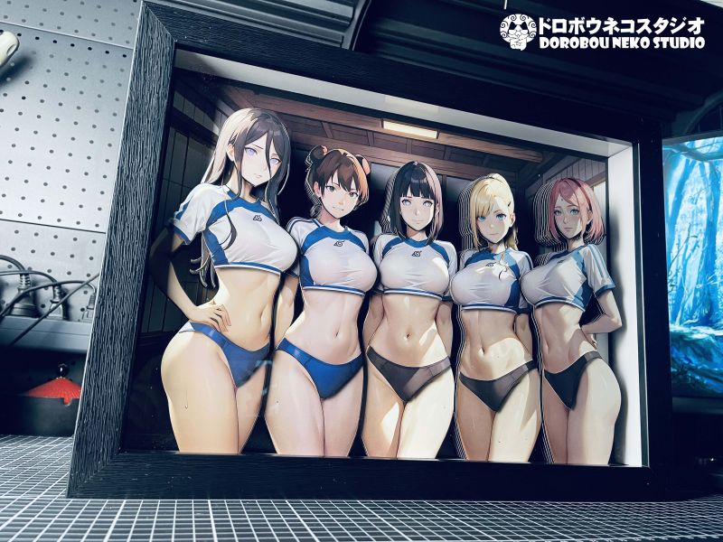 【海外代購】泥棒貓 DSMP-001 木葉女子田徑部 立體裝飾畫 