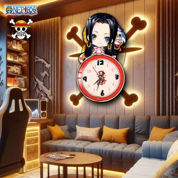 【海外代購】阿喵畫社 海賊王 女帝鐘錶 異形時鐘 